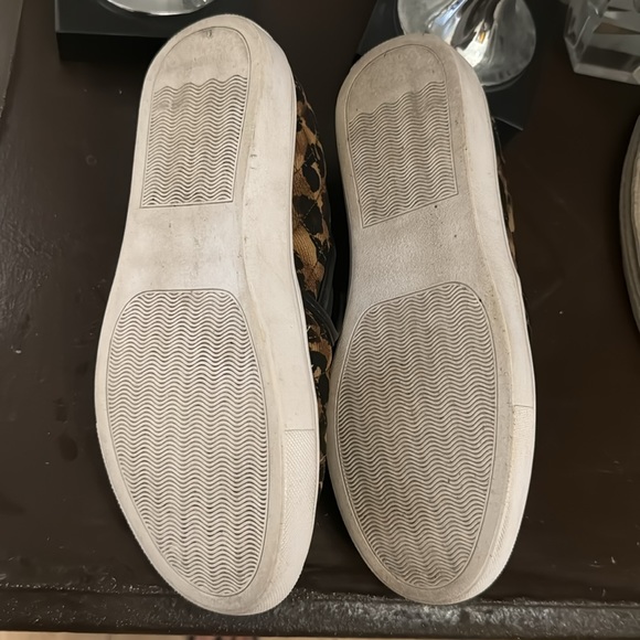 Steve Madden Leopard Print Slip On Sneakers - Picture 4 of 4